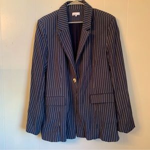 Stripe blue blazer
